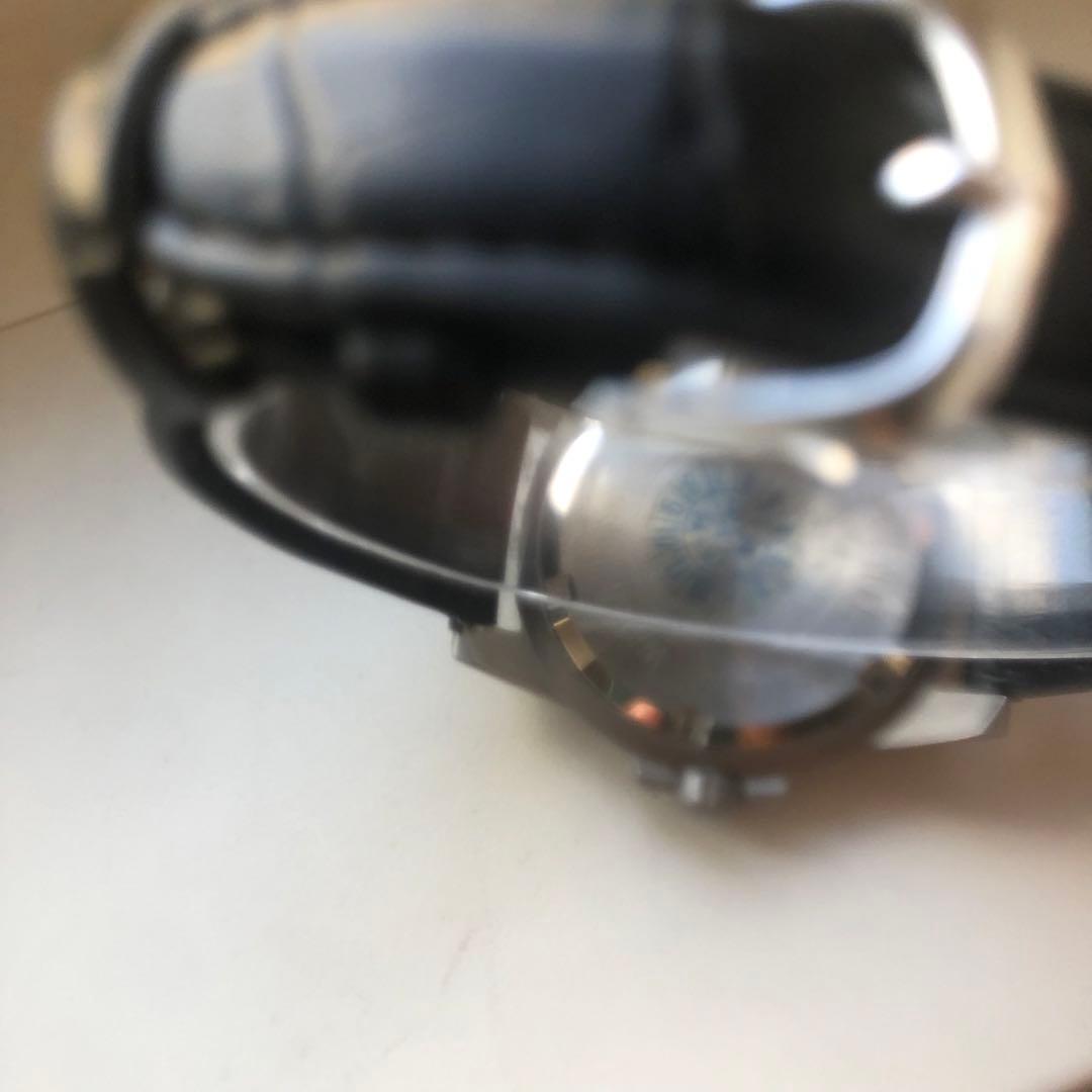 【激レア】L.L.Bean トリプルカレンダー　ブラックレザーバンド 腕時計