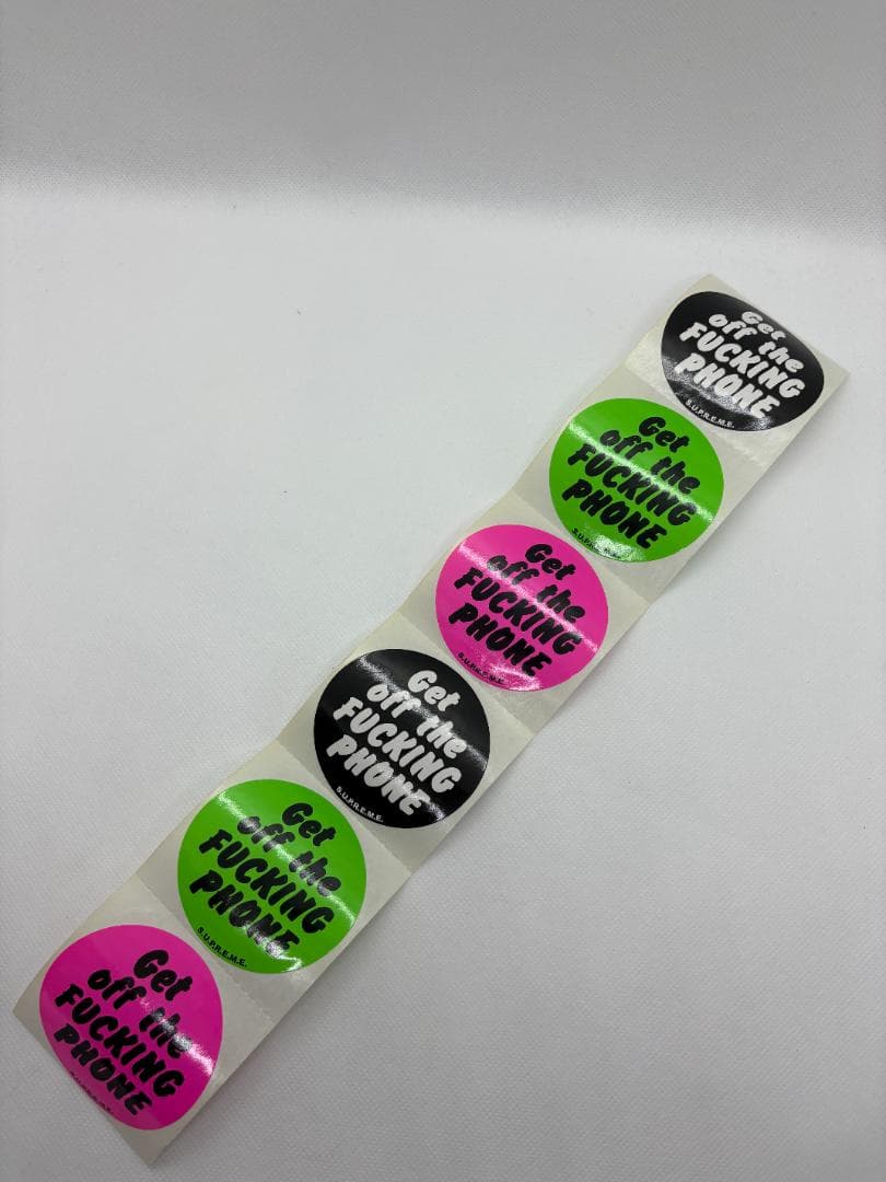 Supreme Get off the PHONE ステッカー 6枚セット supremeステッカーセット 6枚 - メルカリ