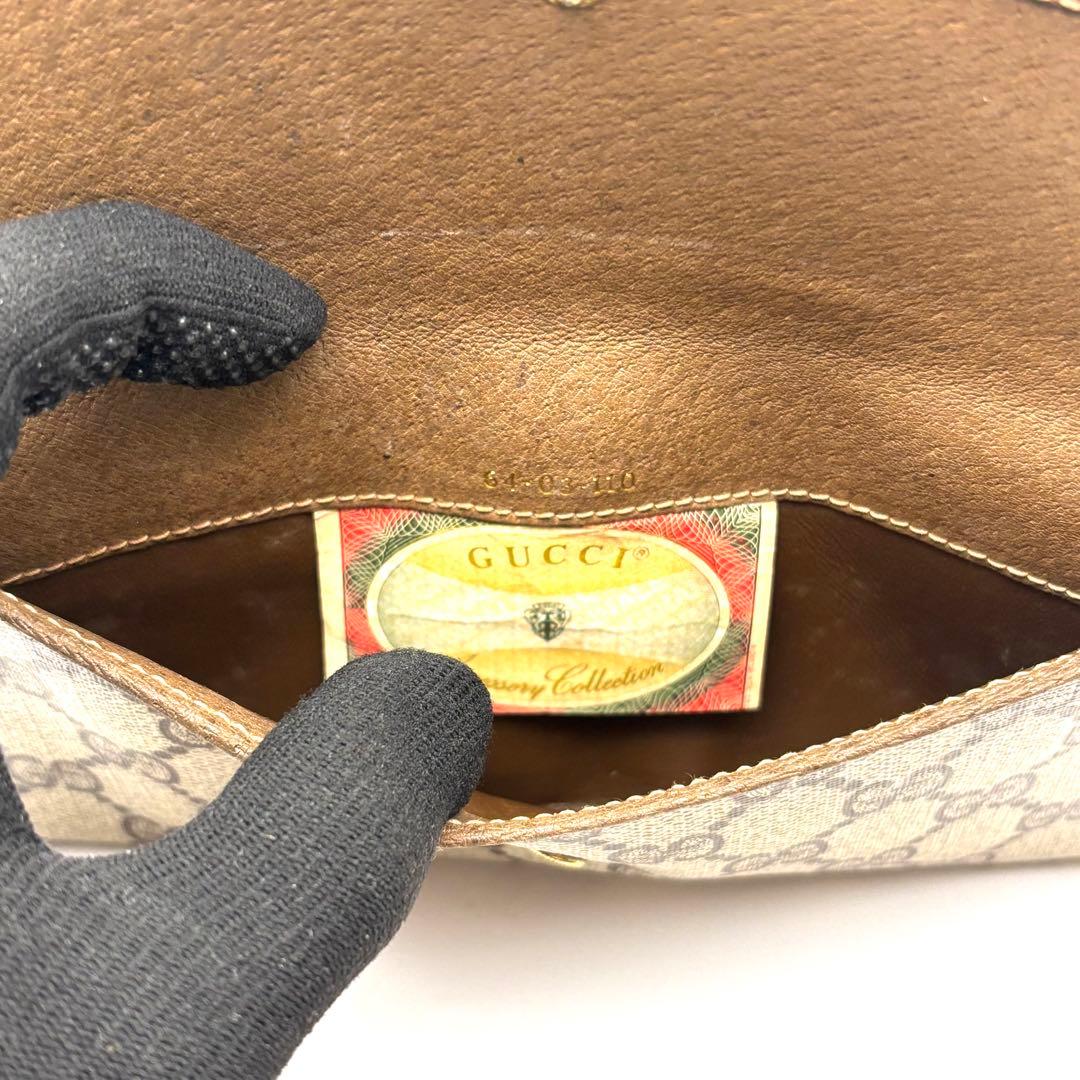 GUCCI オールド 長財布 シェリーライン GGスプリーム インター