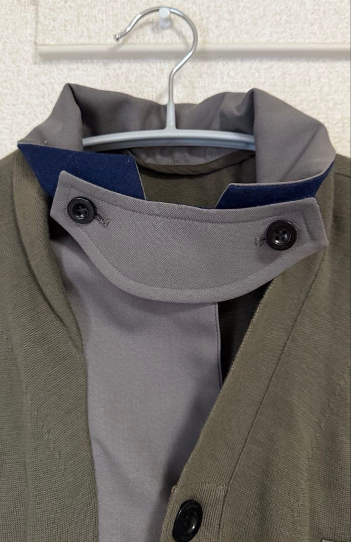 最終値下げ sacai カーディガン 23-02956M 超美品 - メルカリ