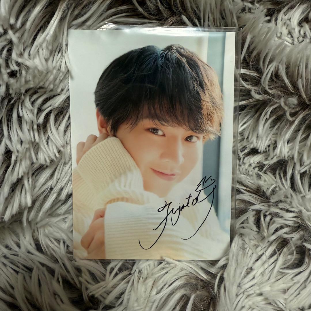 藤本洸大 複製サイン付きブロマイド - メルカリ