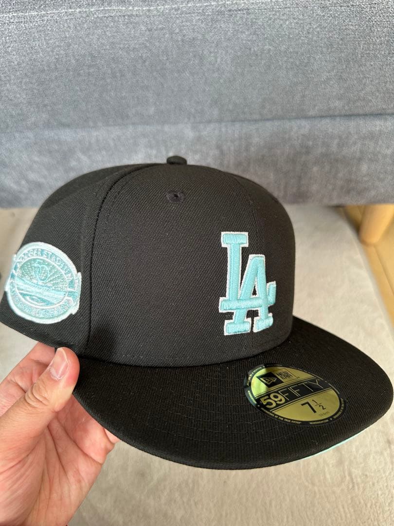 【新品】ニューエラ59FIFTY thecap別注 ドジャース 7 1/2 thecap 別注 ゼブラ ニューエラ 7 5/8 ドジャース ザキャップ 限定