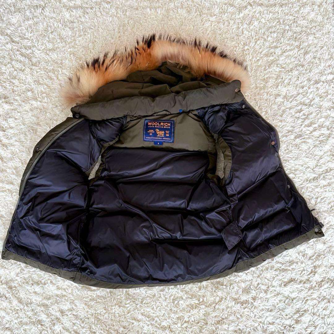 美品】WOOLRICH S ダウンベスト レディースカーキ - メルカリ