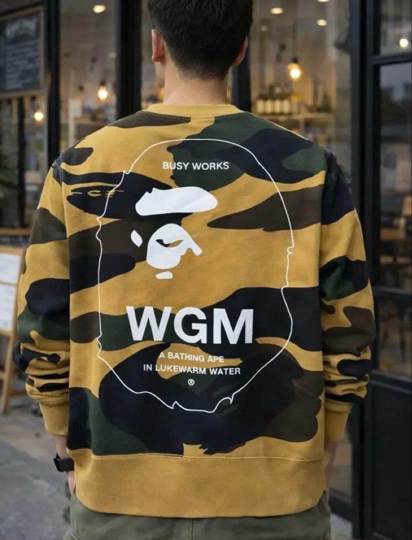 A BATHING APE カモフラージュ NIGO WGMスウェット Lサイズ