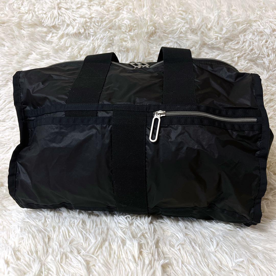 《美品》レスポートサック エッセンシャル ボストン バッグ 大容量 2way 黒