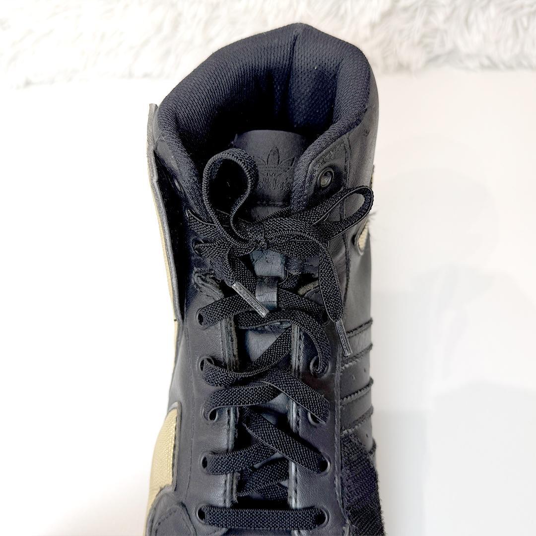 アディダス オリジナルス ジェレミースコット ブラック ゴールド 28.5cm