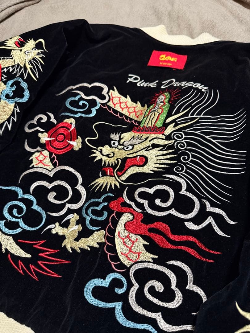 2面用 CREAM SODA 龍 日本限定版 スカジャン vintage サテン - メルカリ