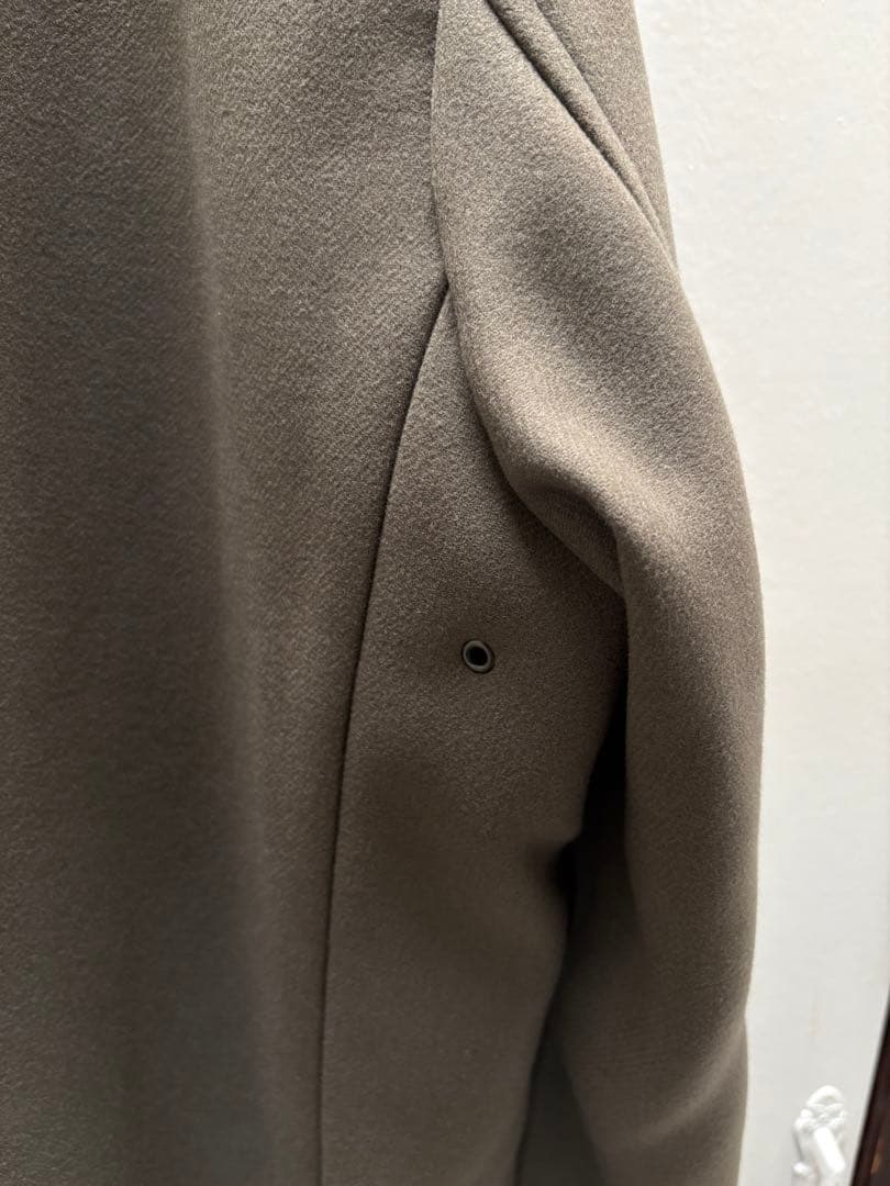 SHIPS XL メルトン スーパー160's メリノウール シングルコート