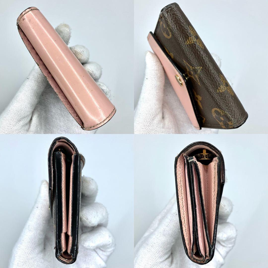 ルイヴィトン モノグラム ポルトフォイユゾエ ローズバレリーヌ 三
