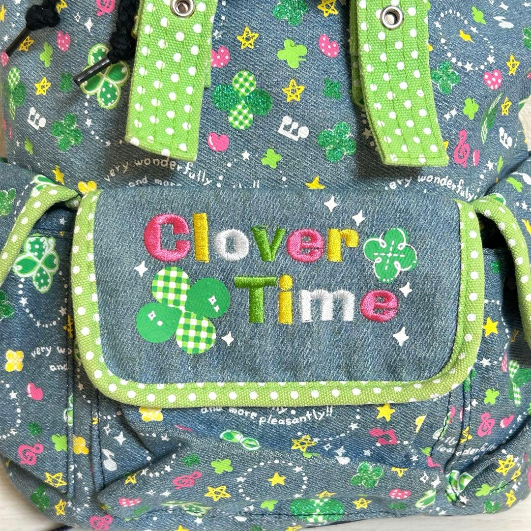 y2k 平成ギャル 平成女児 クローバー リュックサック バッグ 鞄