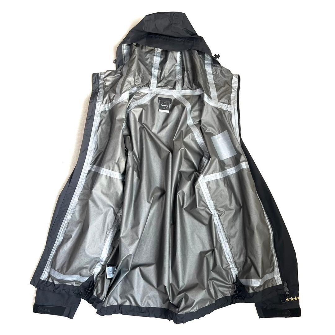 【F.C.Bristol】 撥水マウンテンパーカー レインジャケット BK XL