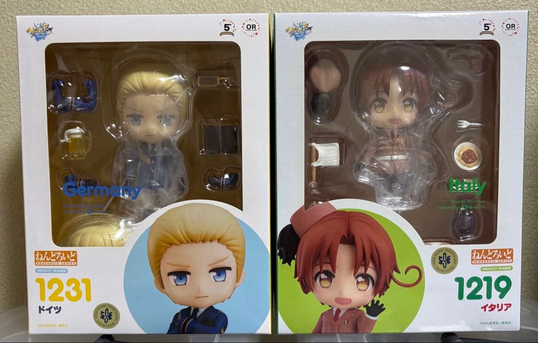 新品未開封品】ヘタリア ねんどろいど ドイツ イタリア 1231 1219