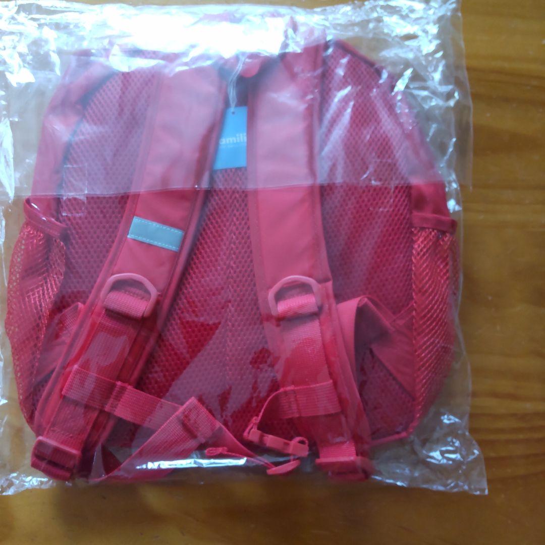 《新品》familiar（ファミリア）赤 ファミリア リュックサック