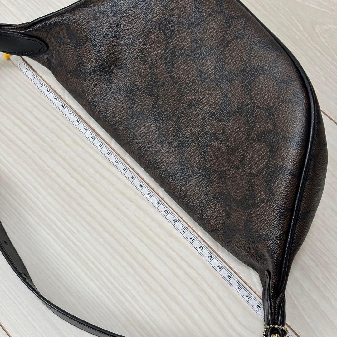 COACH コーチ ボディバッグ シグネチャー ブラウン F48740 - メルカリ