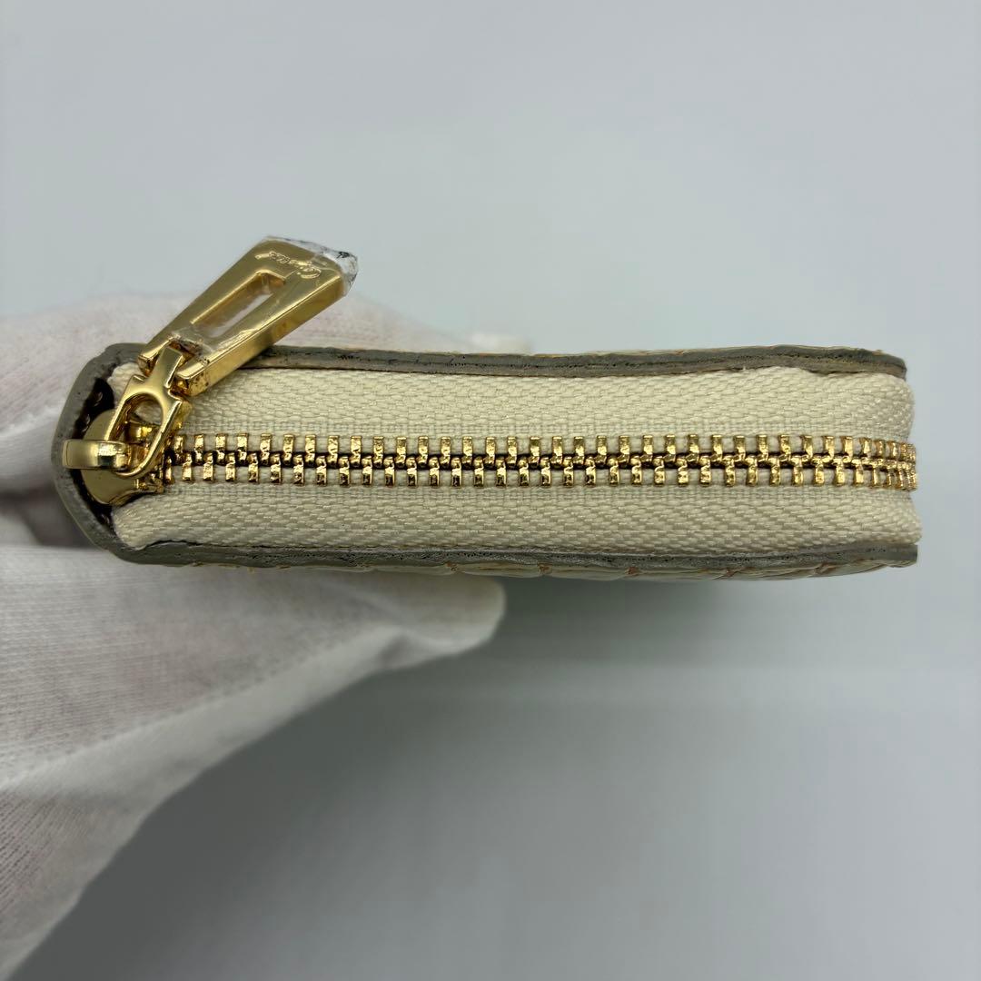 未使用】レザージュエルズ クロコダイル ミニ財布 金目地染め - メルカリ