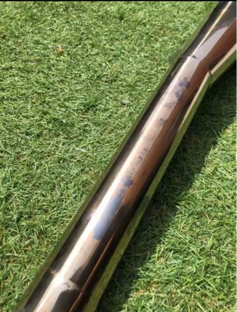 SR400 モトギャラリークラフト クェーサーメガホンマフラー - メルカリ