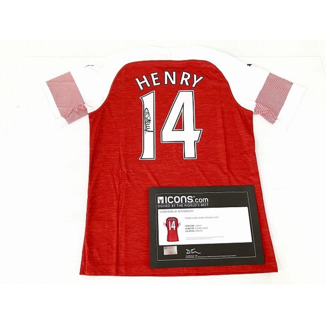 証明書付き・直筆サイン入りユニフォーム】ティエリアンリ アーセナル