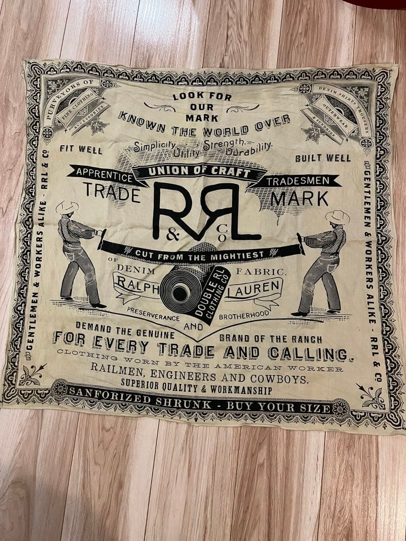 ダブルアールエル RRL DOUBLE RL バンダナ スカーフ 大判 - メルカリ