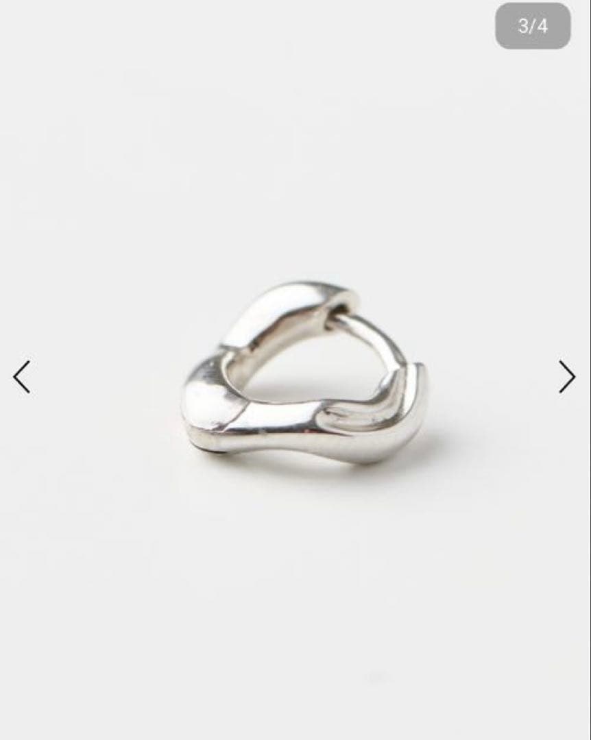 マリアブラックAnil 6 Huggie Piereced Earring MARIA BLACK(マリア ブラック) | アニル 6 ハギー ピアス - イエロー