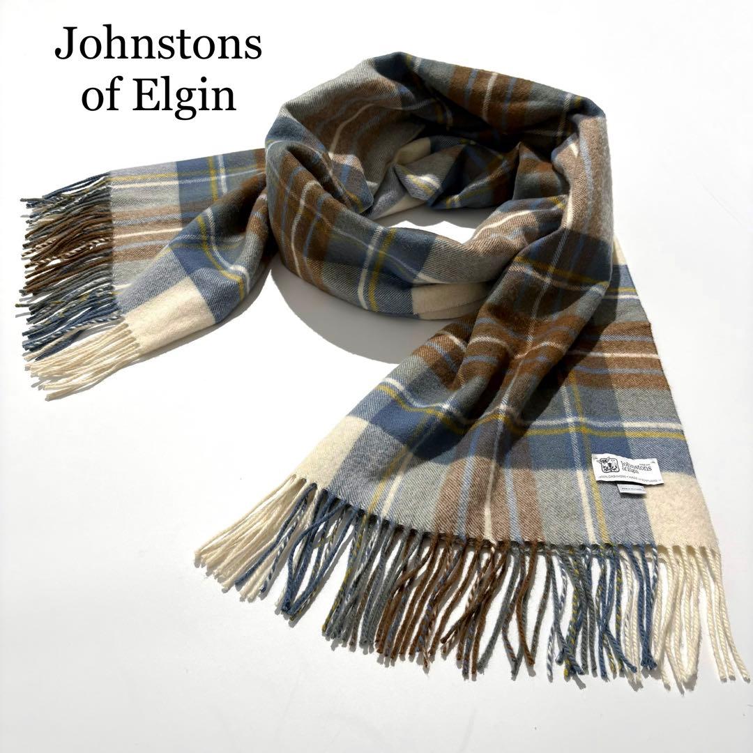 Johnstons of Elgin マフラー 大判 カシミヤ 100％ - メルカリ