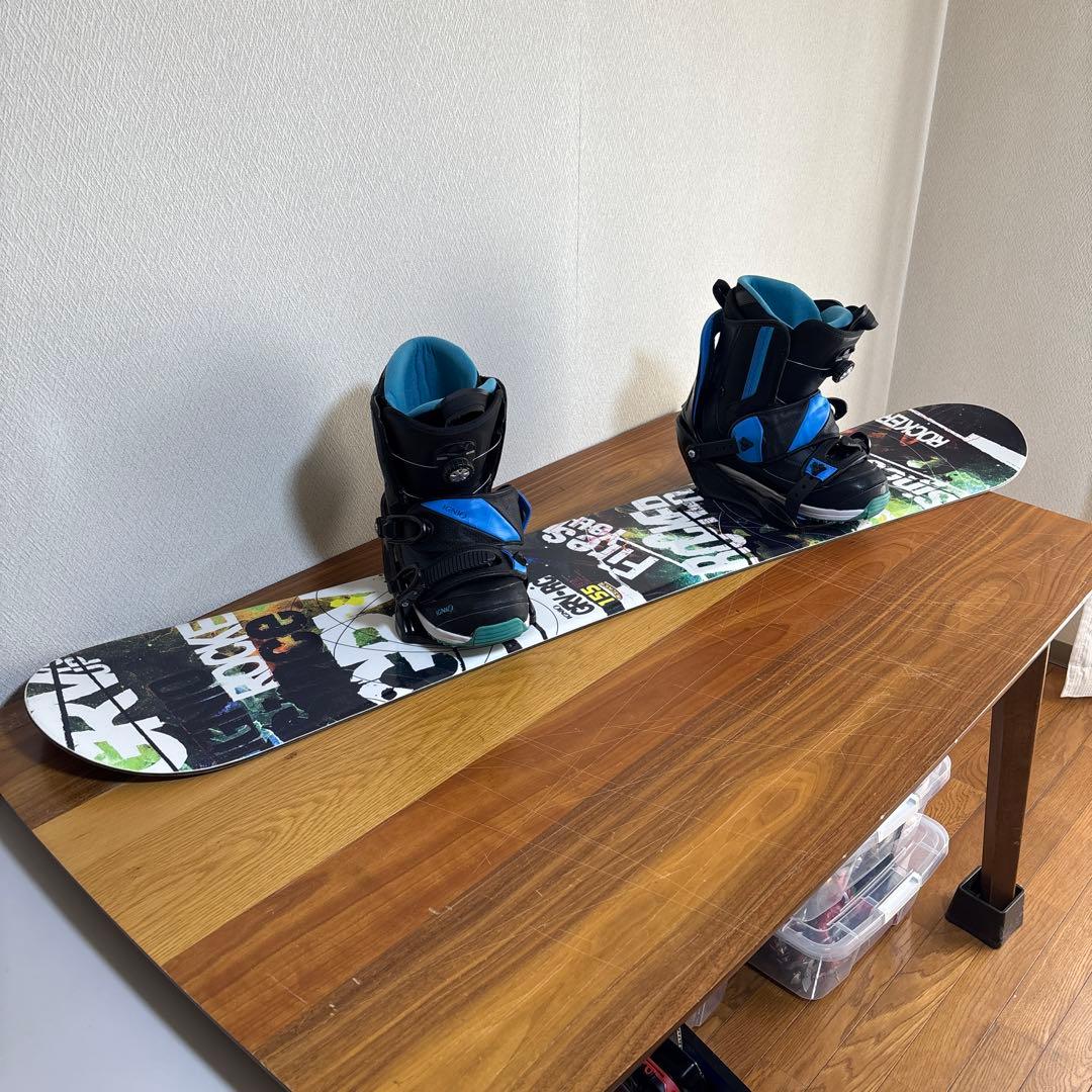 IGNIO 155cm ロッカー × ビンディング × ブーツ28.0cm - メルカリ