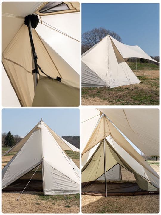 タープ エクステンション テント4 アイボリー FES-432 - メルカリ