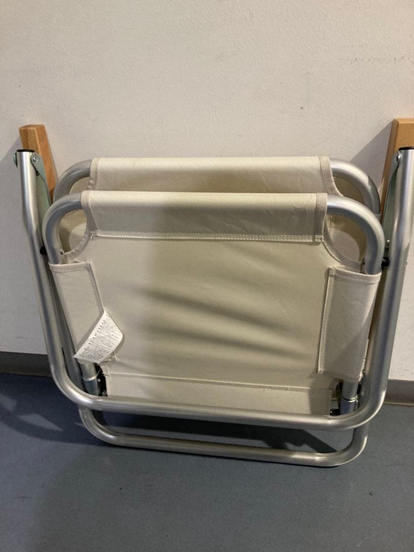 無印良品 MUJI アルミ 折りたたみベンチ チェア 無印良品 廃盤商品