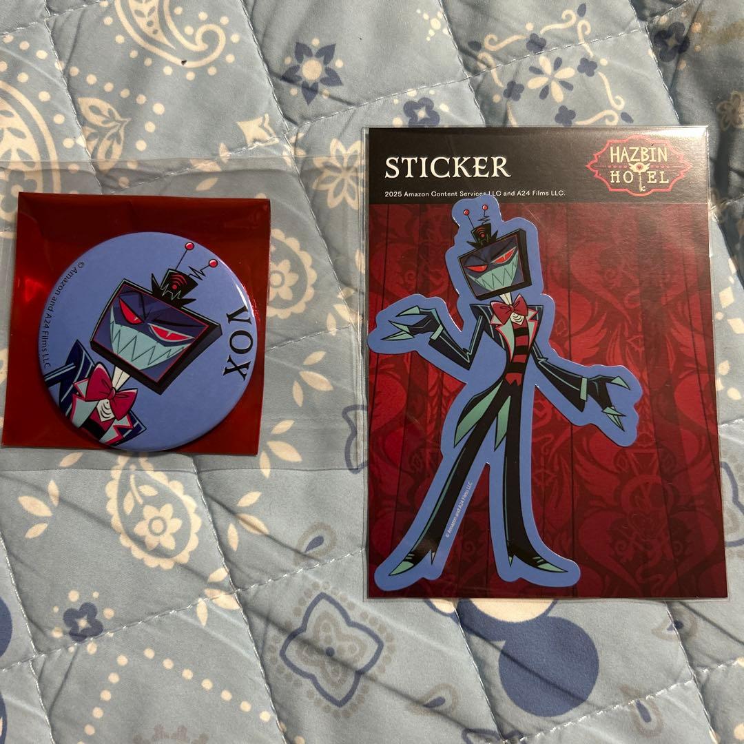 も*️様 ハズビンホテル VOX 缶バッジ &ステッカー - メルカリ