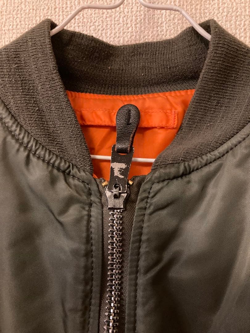 819 アルファインダストリーズ MA-1フライトジャケット USA製 L - メルカリ