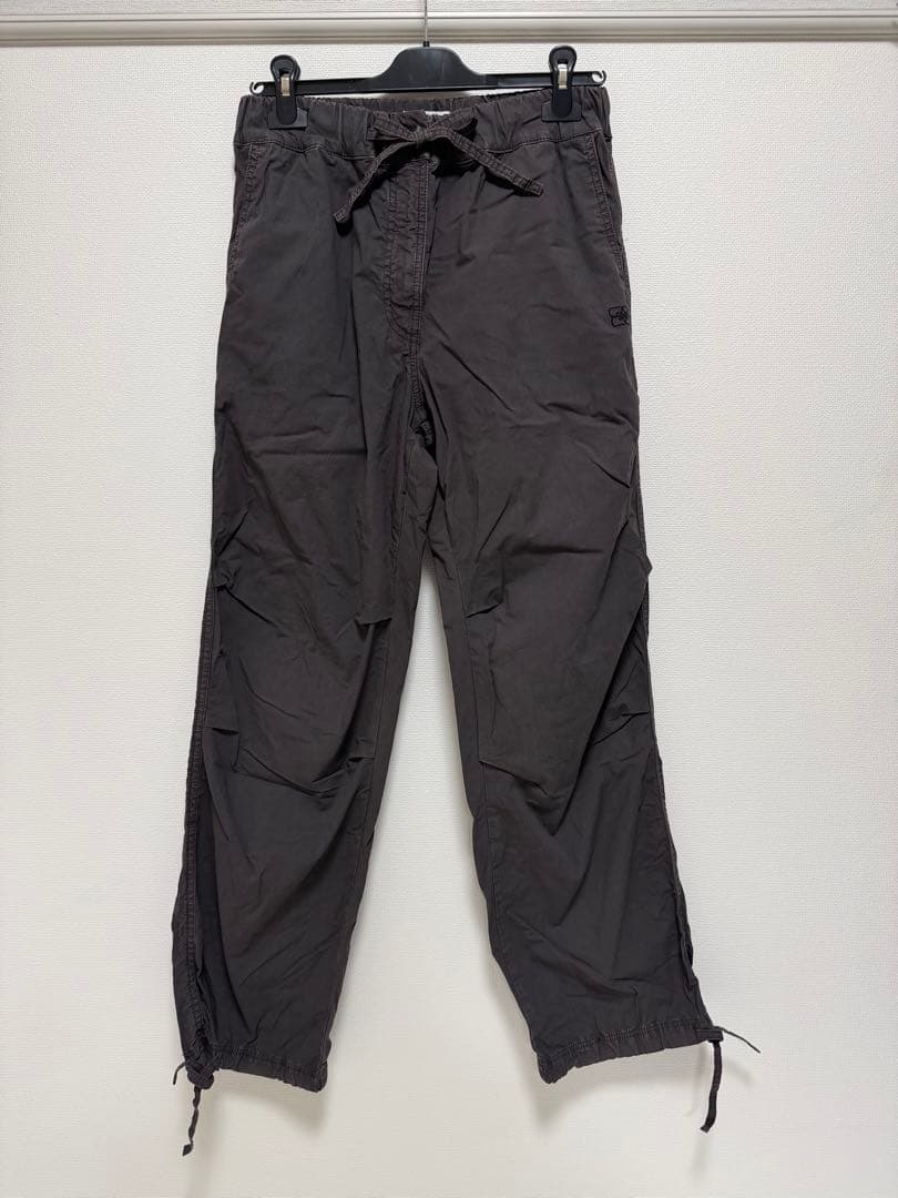 ガニー GANNI ブラックワークパンツ ドローストリング付き 34サイズ