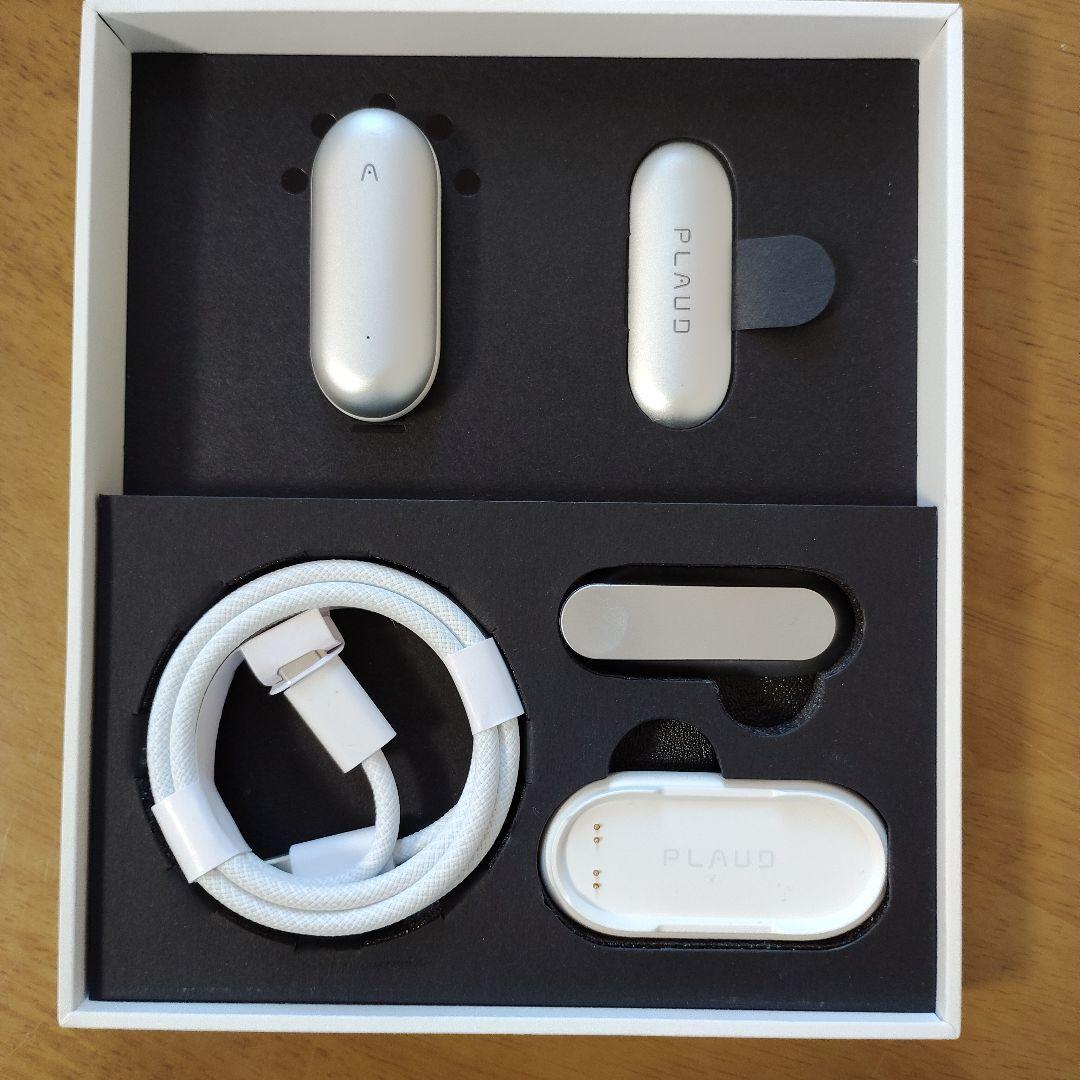 美品】PLAUD NotePin AIボイスレコーダー シルバー - メルカリ