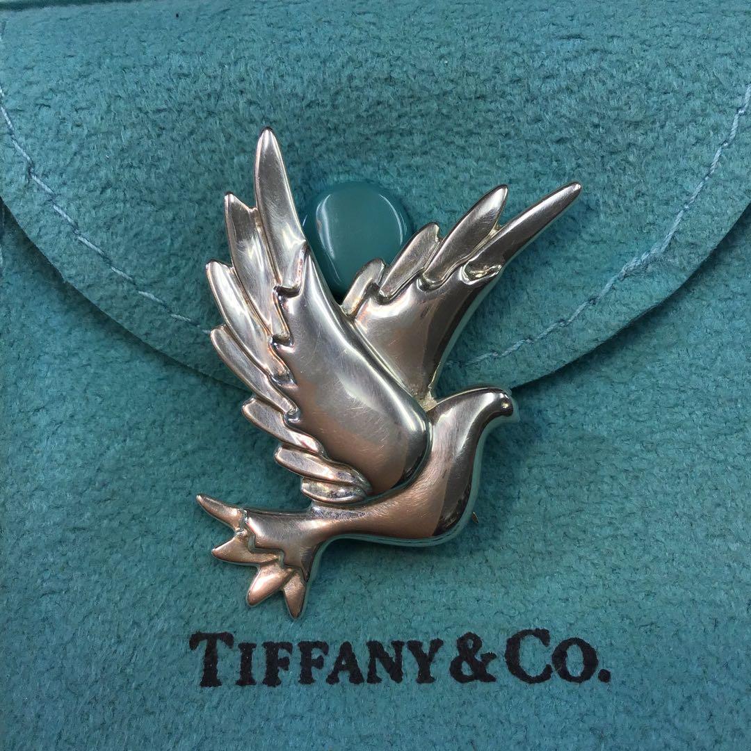 ティファニー‼️ パロマピカソ シルバー ブローチ 鳩、鳥 - メルカリ