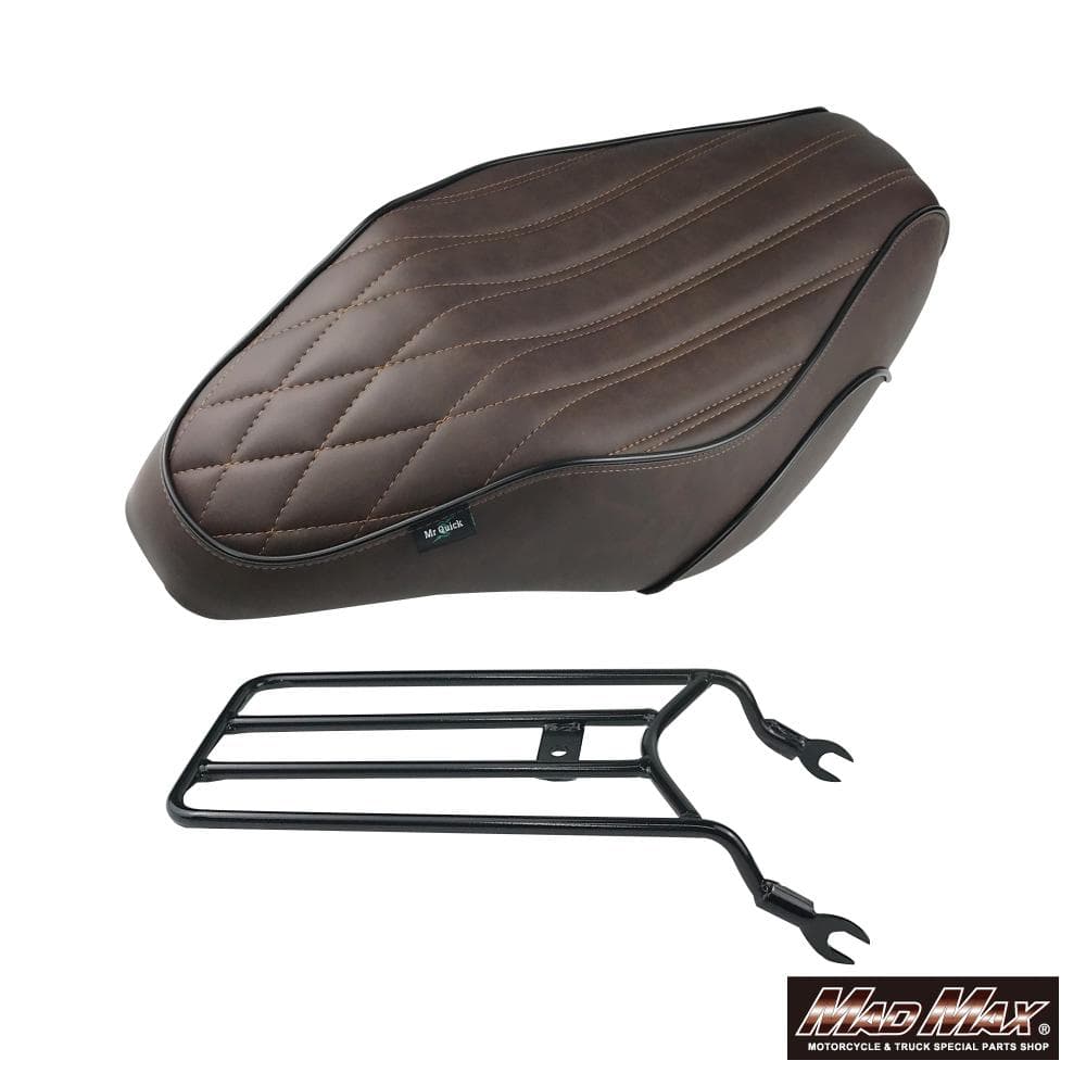 クロスカブ CC110 リアキャリア ロングシート ダークブラウン - メルカリ