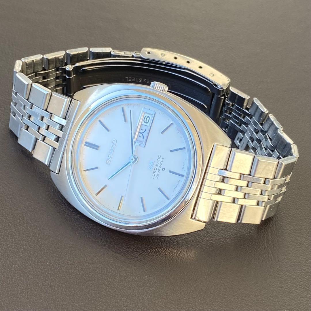 セイコー ロードマチック 56系LM 純正ブレス Sガラス 1971.March