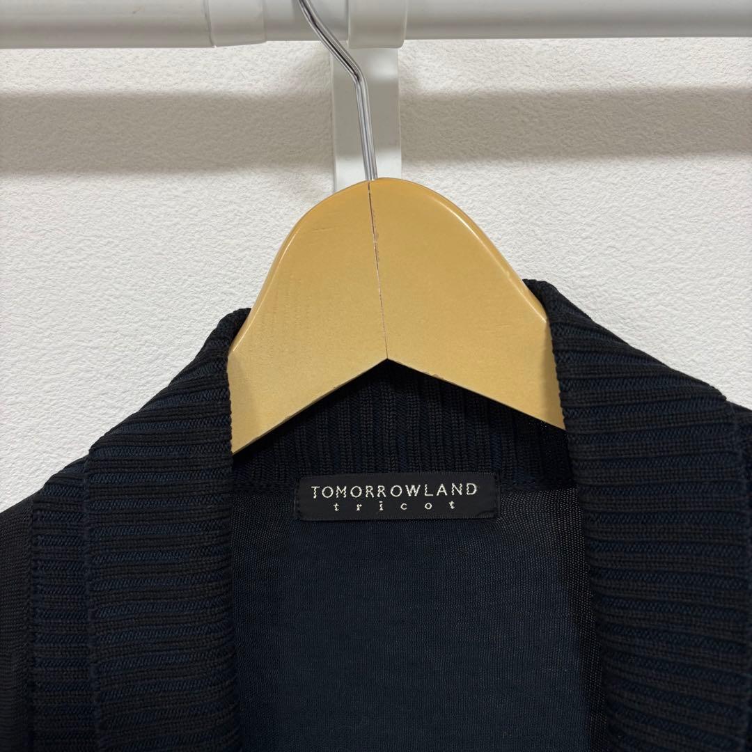 tomorrowland tricot ショールカラーカーディガン 薄手トップス - メルカリ