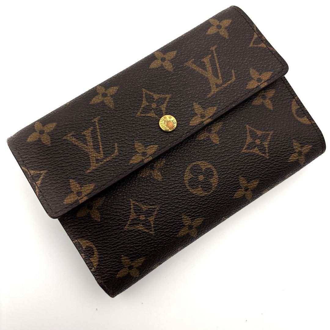 ✨ルイヴィトン ポルトトレゾール エテュイパピエ モノグラム 三つ折り