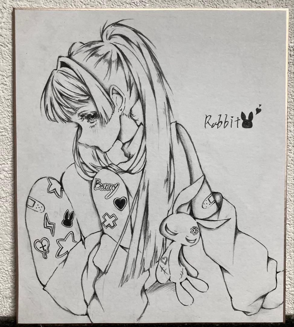 一点物〟オリジナル手描きイラスト - メルカリ