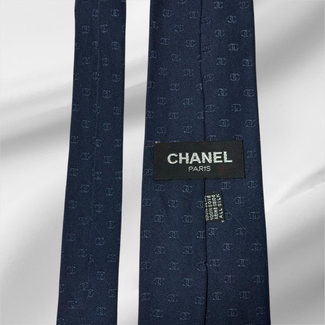 超美品】シャネル ソリッド調 ジャガード ロゴ総柄 ココマーク