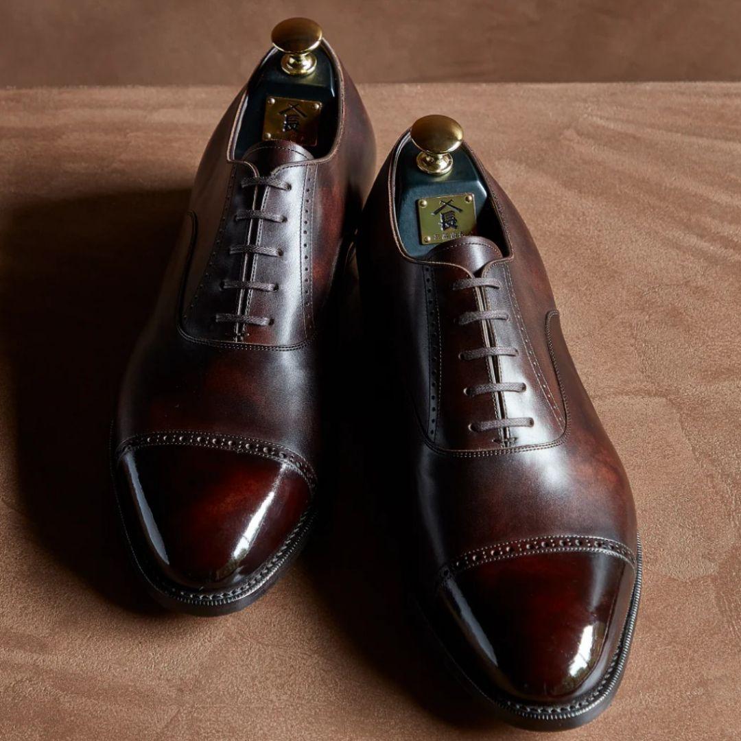 三陽山長 GENROKURO 弦六郎 パンチドキャップトゥ - メルカリ