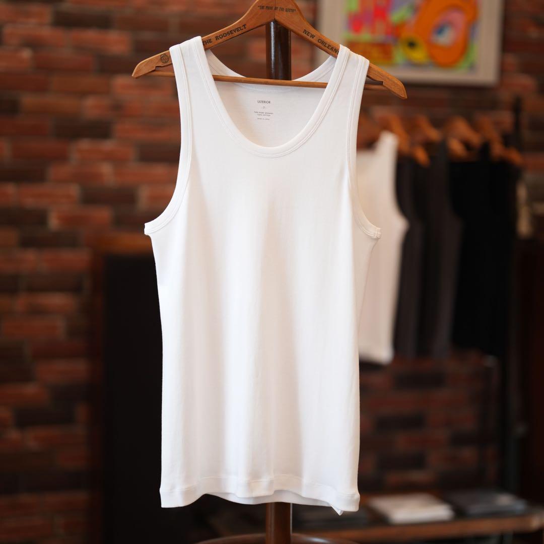 トップス ULTERIOR 25SS \"TUBULAR TANK TOP\" -WHITE-
