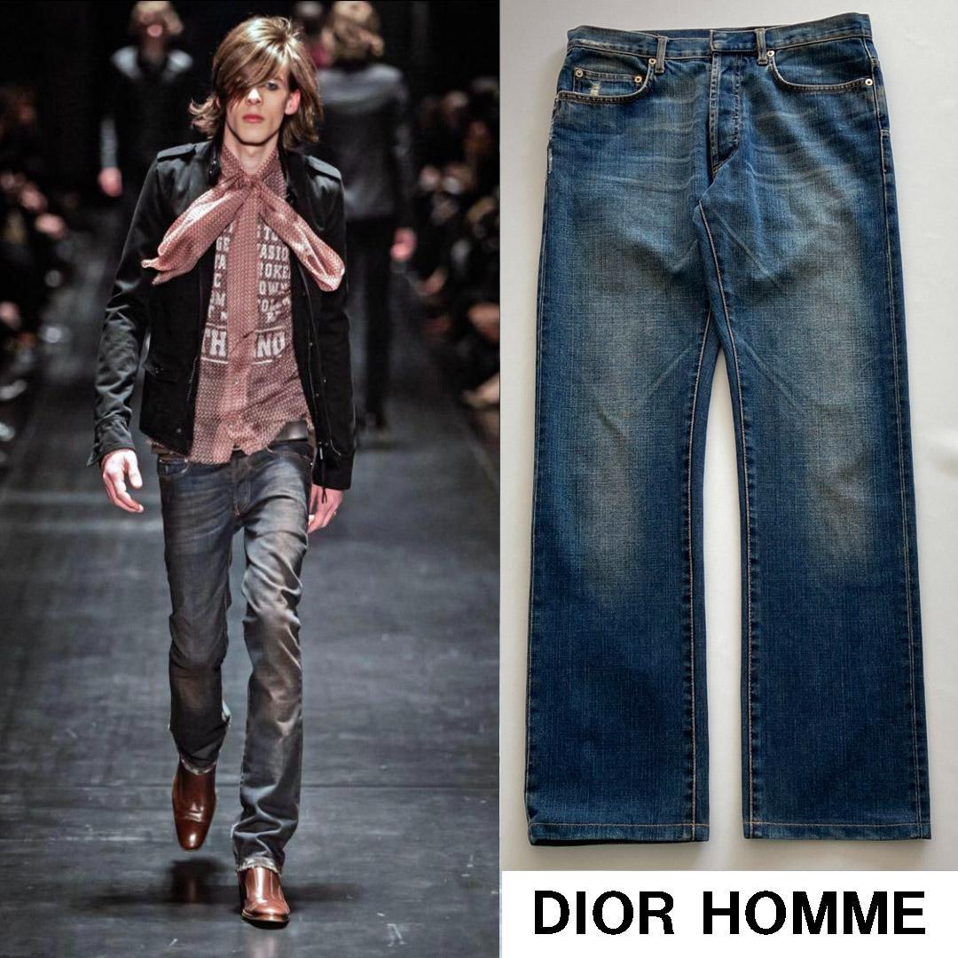 Dior homme ディオールオム エディ期 赤錆加工デニム 30 - メルカリ