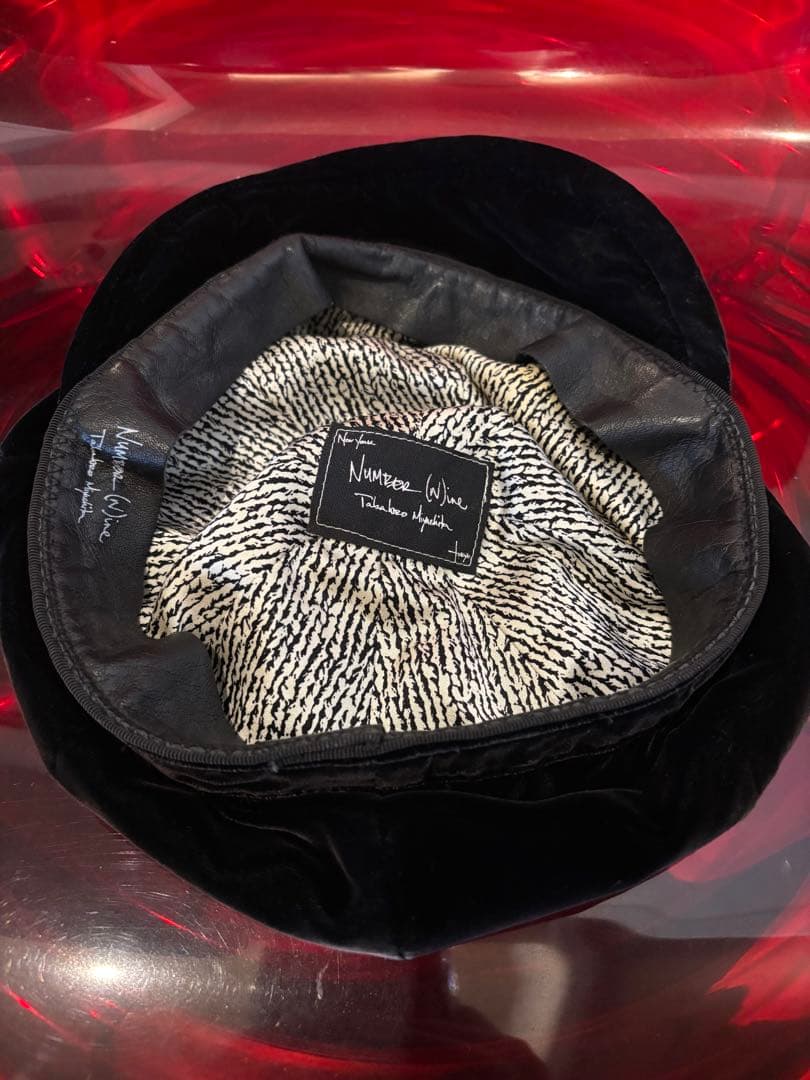 Number (N)ine 宮下貴裕 ベロア キャスケット ブラウン - メルカリ
