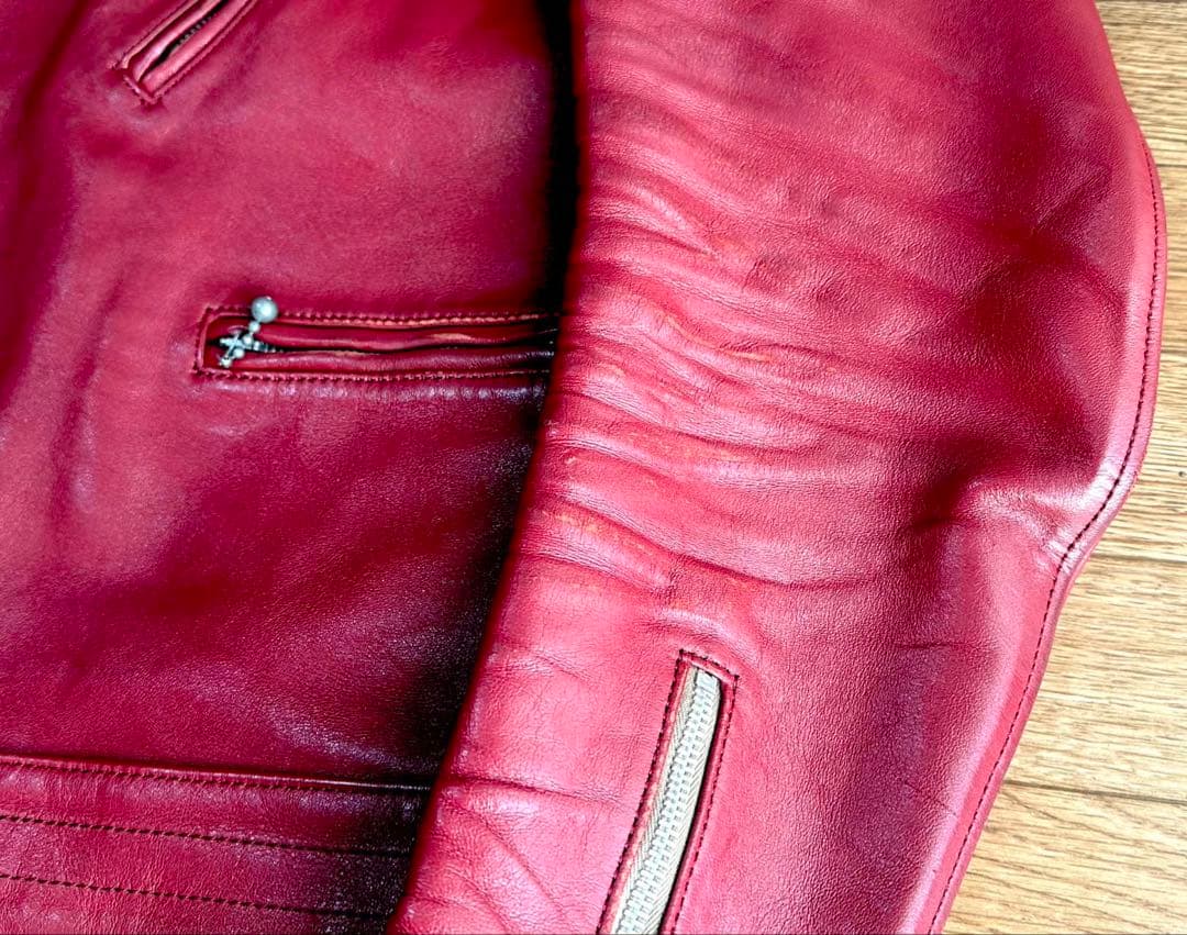 アディクトクローズ 廃盤品 ワインレッド 日本製 サイズ40 茶芯 - メルカリ