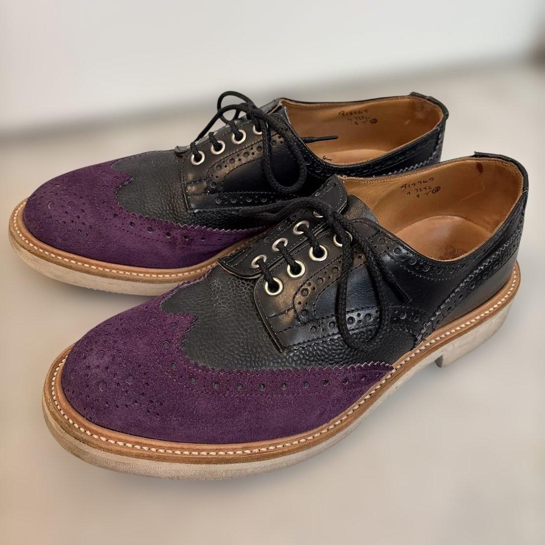 F*A様 トリッカーズ★ウィングチップ★黒紫 レザーシューズ Tricker's | トリッカーズ 公式オンラインショップ - GMT inc. – GMT