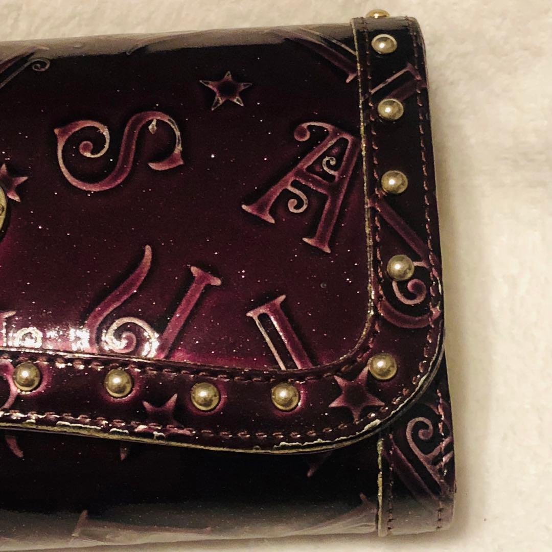 ANNA SUI ハリーフラップ 長財布 がま口 ロングウォレット