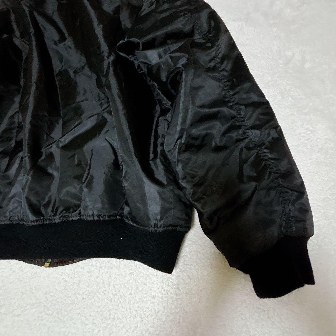 大きいサイズ ROTHCO MA-1 フライトジャケット 5XL(6L) 黒 MA-1