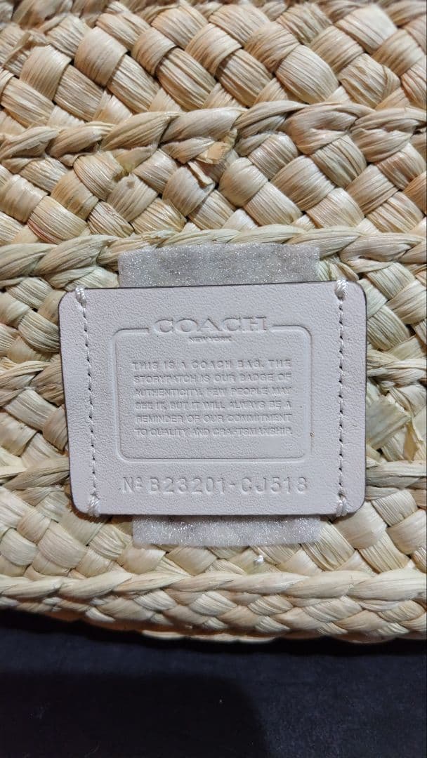 新品・未使用] コーチ ラージトート かごバック CJ518 - メルカリ