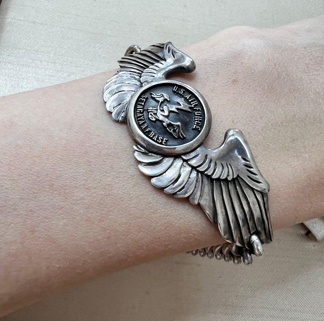 世田谷ベース S.E.A.F. スターリングシルバー ウイングブレスレット