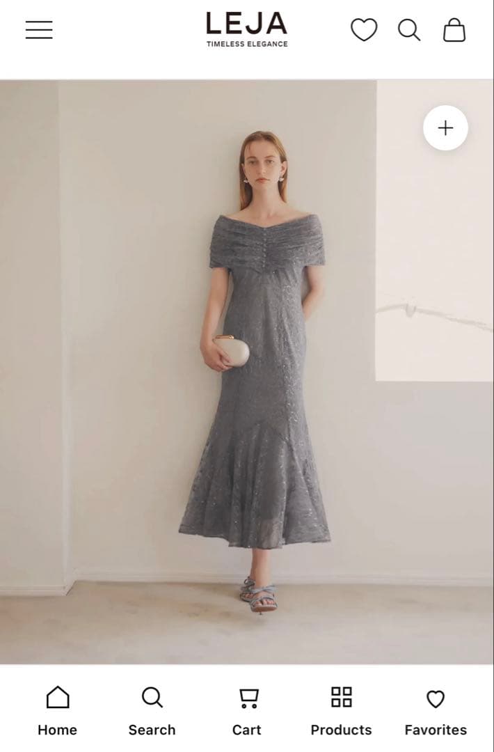 Leja 2WAYレース花柄オフショルダーマーメイドワンピースドレス - メルカリ