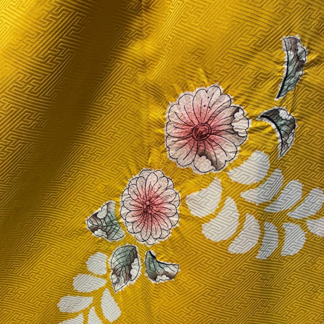 D166 振袖 藤娘きぬたや やまと誂製 総絞り 辻ヶ花 正絹 着物 袷 極美